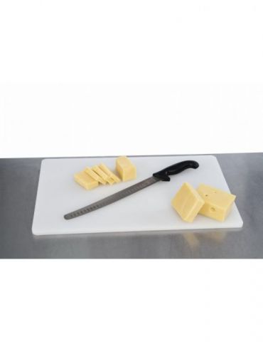 Slicing knife 30 cm black handle total length : 44 Heinner - 1