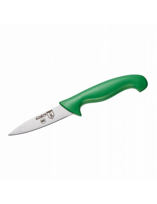 Paring knife  8 cm green handle total length: 19 cm Heinner - 1