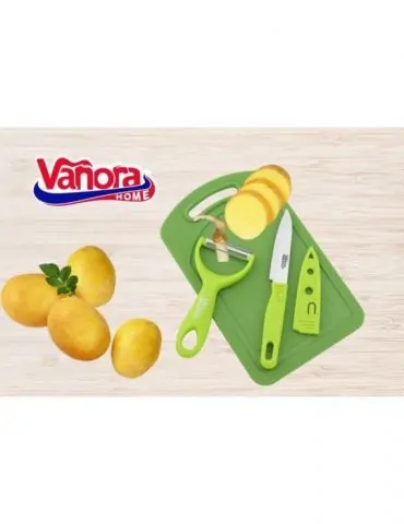 Trio 3  pieces kitchen set
1 x  cutting board 24.5 Vanora - 1 - Tik.ro