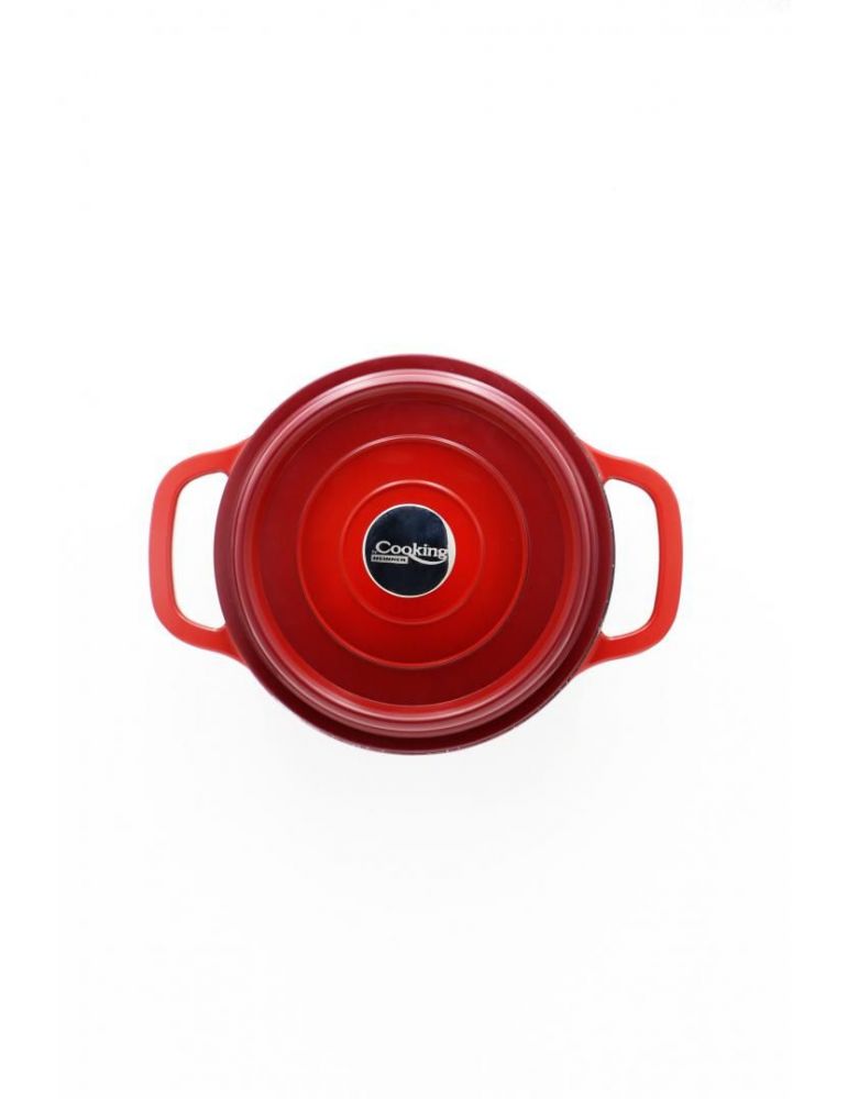 Cratita + capac aluminiu 16x7.5cm 1.2 l home chef material: