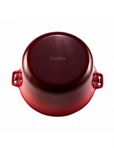 Ceaun din  fonta   emailat  25 x 14 cm  5 l Heinner - 1