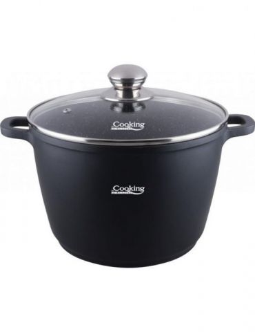 Oala aluminiu turnat  +capac 28 cm x 20 cm  10 Heinner - 1