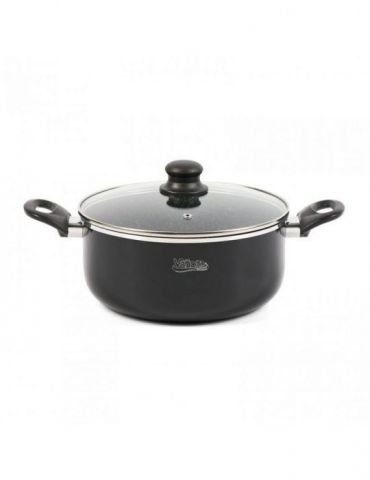 Sole aluminum casserole with lid capac 22x10 cm 3 l Vanora - 1