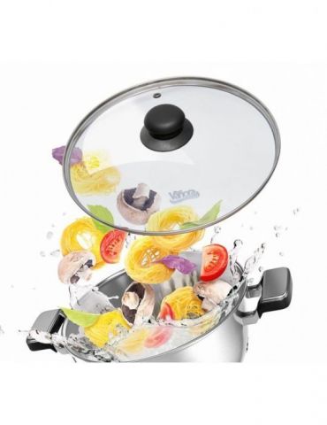 Set 3 pcs glass lids 24/22/20 cm
material: glass with Vanora - 1