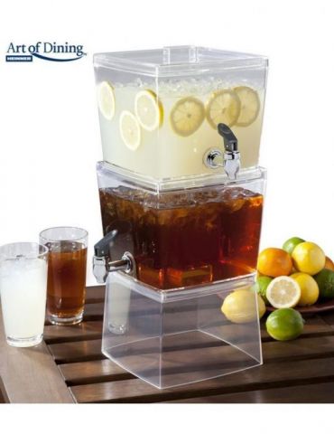 Dispenser sucuri  cu doua recipiente 5.6 l / recipient material Heinner - 1