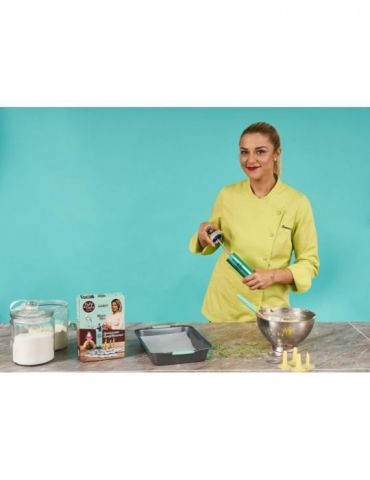 Aparat pentru biscuiti/fursercuri 21 cm simona pope inlcude: 20 forme Heinner - 1
