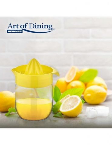 Storcator manual citrice  cu recipient din sticla  425 ml dia::8.5cm Heinner - 1 - Tik.ro