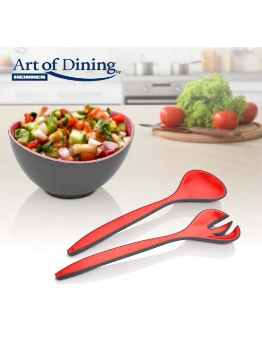 Set lingura + furculita pentru salata lungime: 29.5 cm latime: Heinner - 1