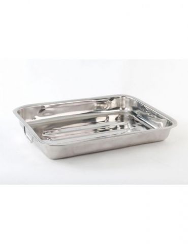 Tava cuptor inox 40x30x5.5cm material : otel inoxidabil 0.4 mm Vanora - 1