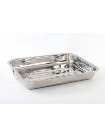 Tava cuptor inox 40x30x5.5cm material : otel inoxidabil 0.4 mm Vanora - 1