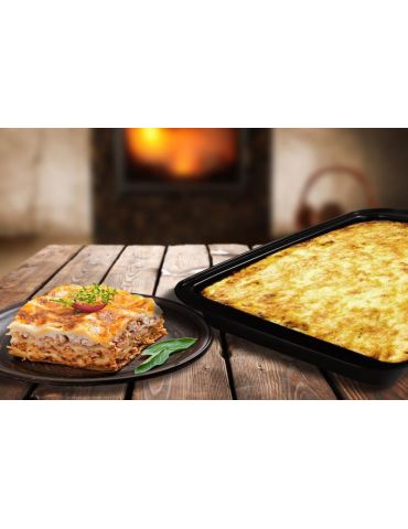 Tava cuptor 37.5x25.5x5 cm. material : otel (carbon steel) cu Vanora - 1