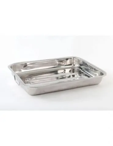 Tava cuptor inox 25x19x4.5 cm material: otel inoxidabil 0.4 mm Vanora - 1