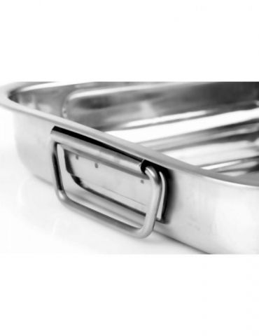 Tava cuptor inox 25x19x4.5 cm material: otel inoxidabil 0.4 mm Vanora - 1