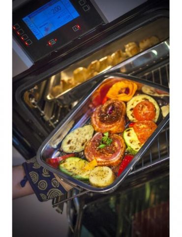 Tava cuptor inox  35x27x5.5 cm material :otel inoxidabil 0.4 mm Vanora - 1