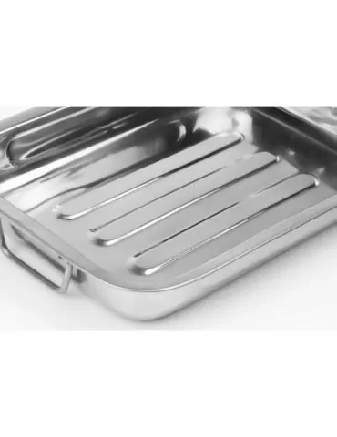 Tava cuptor inox  35x27x5.5 cm material :otel inoxidabil 0.4 mm Vanora - 1