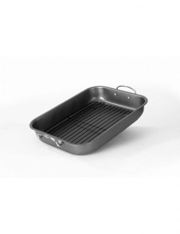 Tava cuptor cu grill 39x29x6 cm   material : otel (carbon Vanora - 1