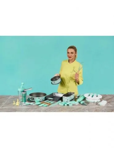 Tava cuptor 35.5x23.2x5.2cmsimona pope material: otel carbon acoperire  non stick Heinner - 1