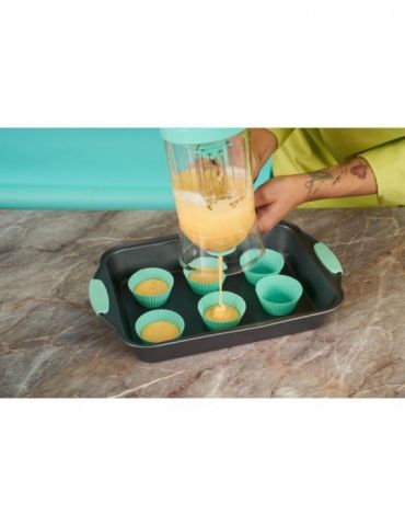 Tava cuptor 35.5x23.2x5.2cmsimona pope material: otel carbon acoperire  non stick Heinner - 1