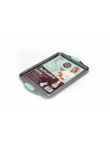 Tava patiserie 38x25x1.5 cm simona pope   material: otel carbon acoperire Heinner - 1 - Tik.ro