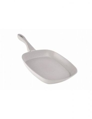 Tigaie grill aluminiu+capac 28x4 cm mozaik  material : aluminiu forjat Heinner - 1 - Tik.ro