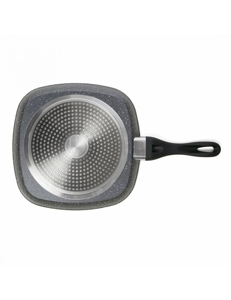 Tigaie grill alumin+capac 28x4 cmstone
