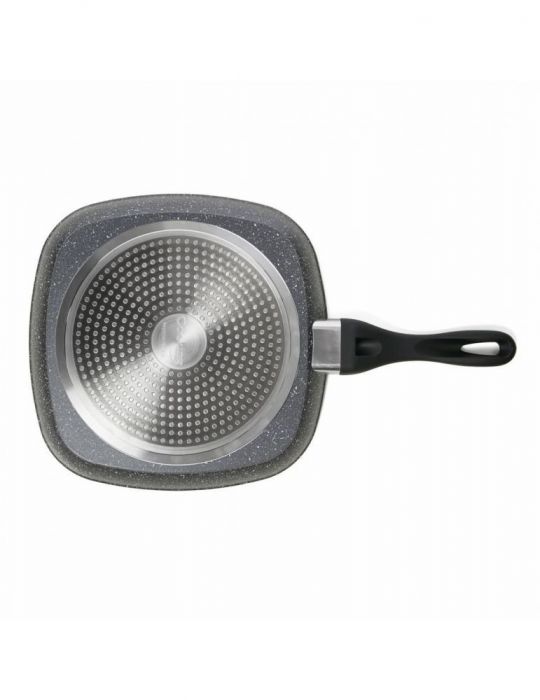 Tigaie grill alumin+capac 28x4 cmstone Heinner - 1