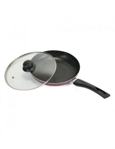 Tigaie aluminiu+capac 24x4 cm bella 
material: aluminiu 
interior: non-stick 
baza Vanora - 1
