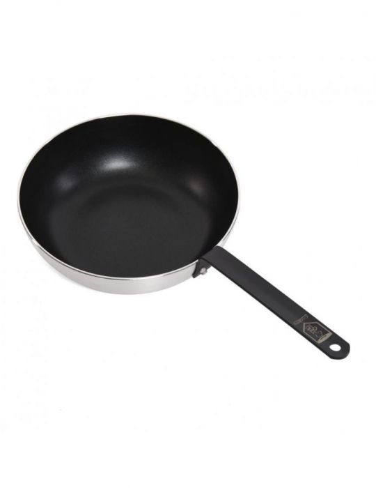 Professional wok pan 28x8 cm
material: pressed aluminum + steel Heinner - 1