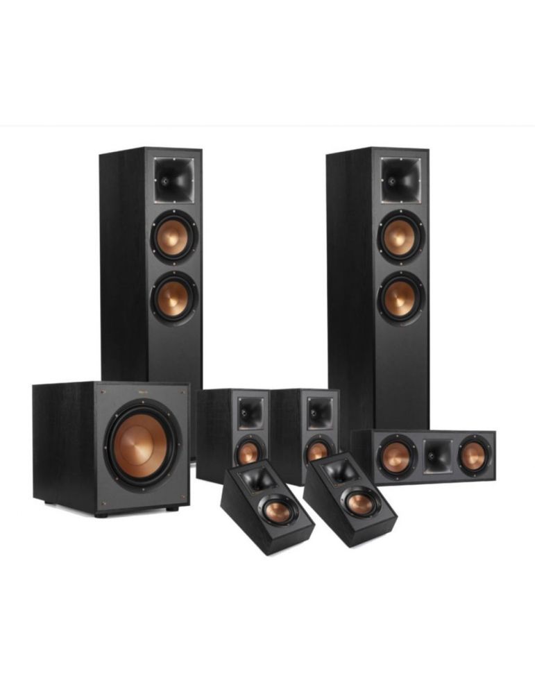 Pachet boxe dolby atmos 5.1.2 klipsch r620f negru