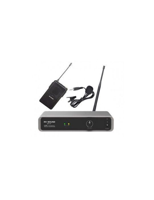 Microfon wireless lavaliera + headset rh sound wrl-107 uhf max.60m Rh sound - 1