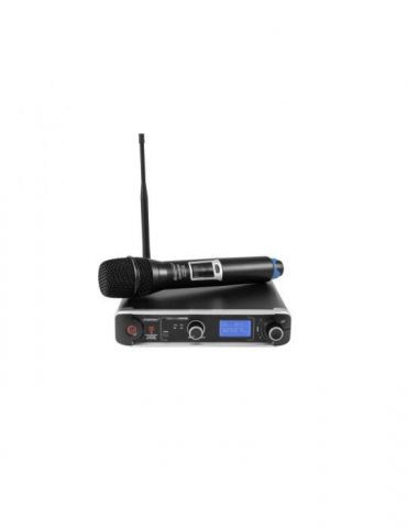 Set wireless cu receiver si 1 microfon omnitronic uhf-301 823-832/863-865mhz Omnitronic - 1 - Tik.ro