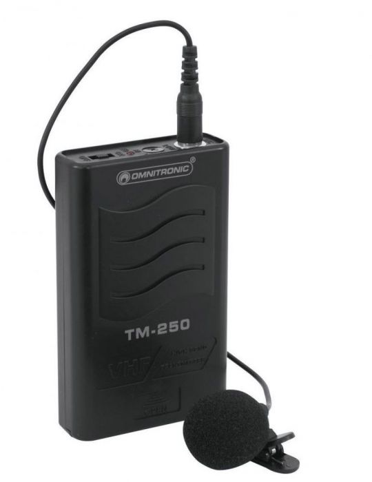 Microfon transmitter lavaliera omnitronic tm-250 Omnitronic - 1