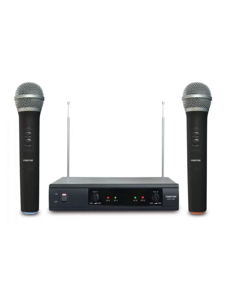 Microfon wireless dublu de mana fonestar msh-206
