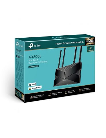 TP-Link Archer AX53 router wireless Gigabit Ethernet Bandă dublă (2.4 GHz/ 5 GHz) 5G Negru Tp-link - 4