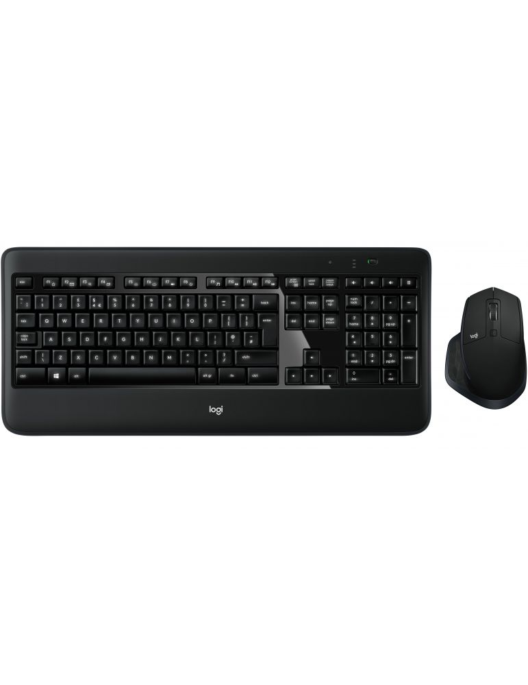 Logitech MX900 Performance Keyboard and Mouse Combo tastaturi USB QWERTY Englez Negru