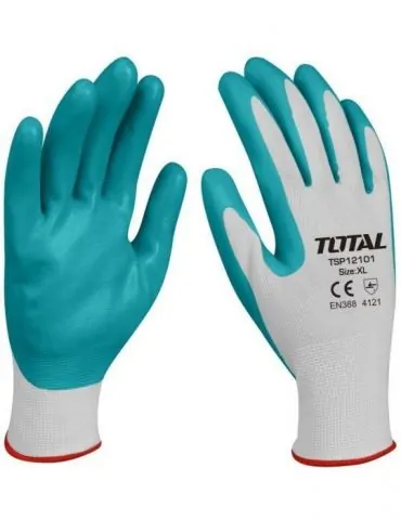 Total - manusi de protectie - nitril + textil - xl Total - 1 - Tik.ro
