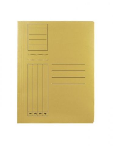 Dosar cu sina basic carton galben  - 1 - Tik.ro