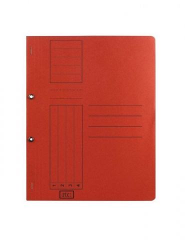 Dosar cu gauri 1/1 rtc carton 250 g/mp rosu 10 bucati/set Rtc - 1 - Tik.ro