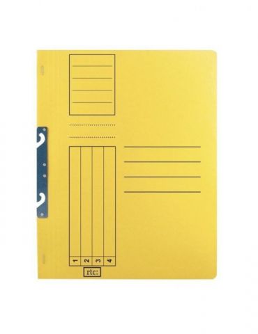 Dosar de incopciat 1/1 rtc carton 250 g/mp galben 10 bucati/set Rtc - 1 - Tik.ro