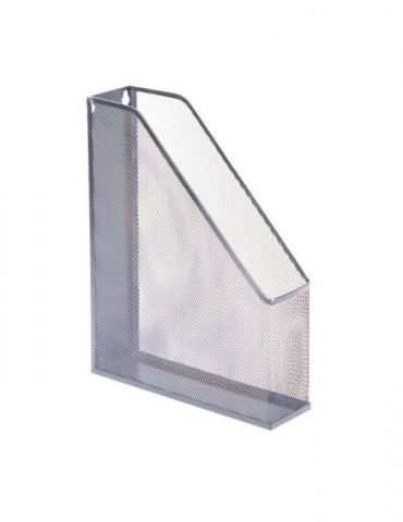 Suport vertical pentru documente mesh metalic argintiu  - 1 - Tik.ro