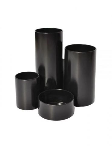 Suport pentru accesorii de birou flaro 4 compartimente neechipat negru Flaro - 1 - Tik.ro