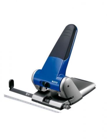 Perforator metalic leitz 5180 de mare capacitate 65 coli albastru Leitz - 1 - Tik.ro