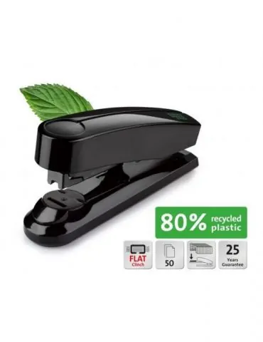 Capsator novus b4 fc re+new 50 coli capse 24/6 26/6 24/8 26/8 negru 80% pp reciclat Novus - 1 - Tik.ro
