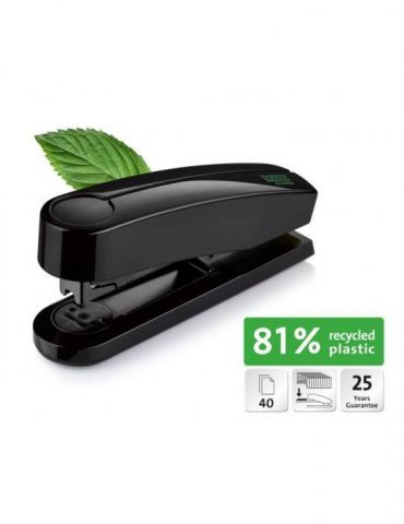 Capsator novus b4 re+new 40 coli capse 24/6 26/6 24/8 negru 81% pp reciclat Novus - 1 - Tik.ro