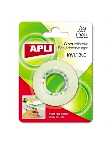 Banda adeziva apli invisible 19 mm x 33 m Apli - 1 - Tik.ro