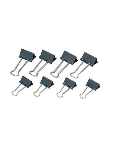 Clipsuri metalice negre 51 mm 12 bucati/cutie  - 1 - Tik.ro