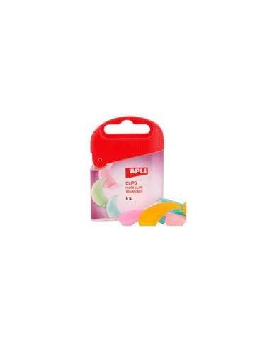 Clipsuri din plastic apli tip luna 8 bucati/set Apli - 1 - Tik.ro