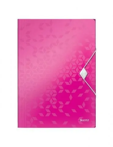 Mapa leitz wow cu elastic pp roz metalizat Leitz - 1 - Tik.ro