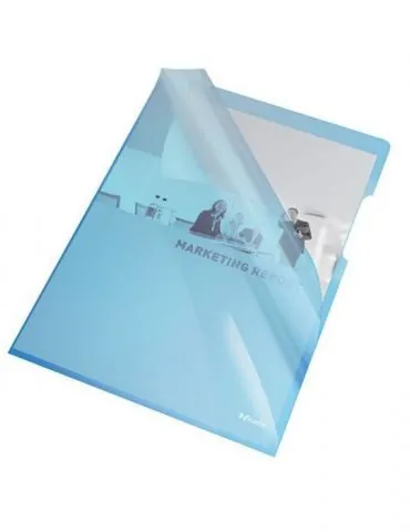 Mapa de protectie esselte a4 cristal 150 mic albastru set de 25 buc Esselte - 1 - Tik.ro