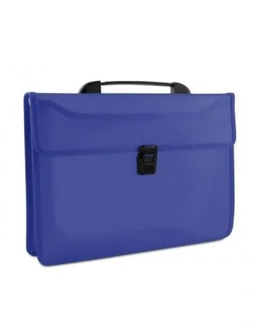 Servieta documente donau plastic albastru Donau - 1 - Tik.ro